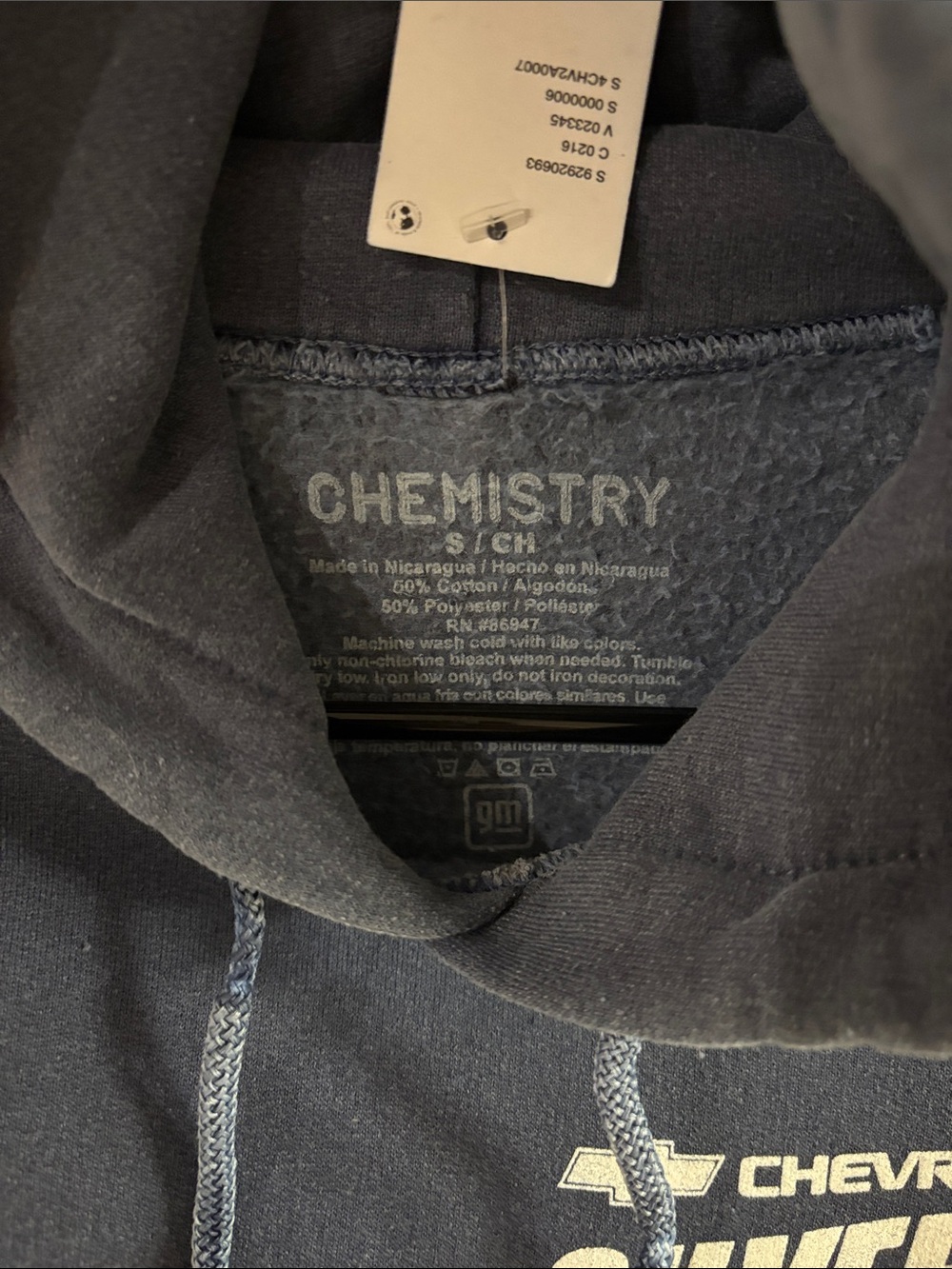 Urban Outfitters Navy Blue Chevrolet Silverado Hoodie - Picture 5 of 6